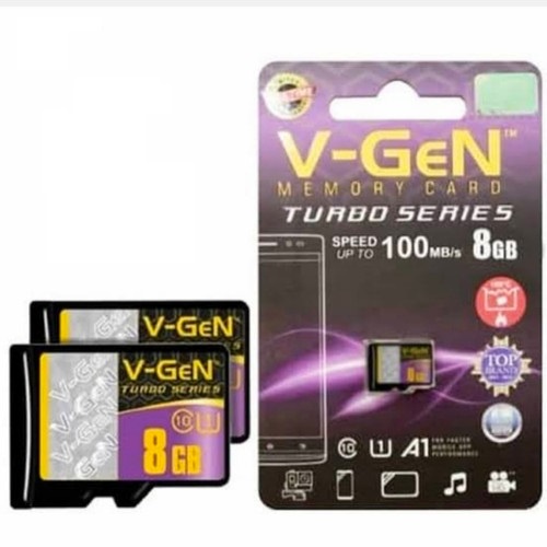 Memori Vgen Class 10 8GB micro sd card  memory HP V-Gen Original
