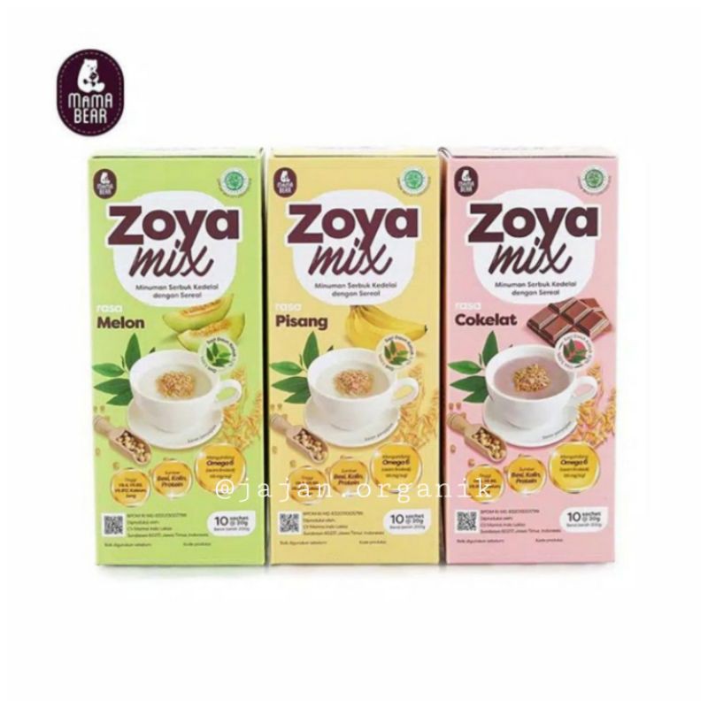 Zoya Mix Mama Bear Soya Mix Asi Booster Susu Pelancar Asi