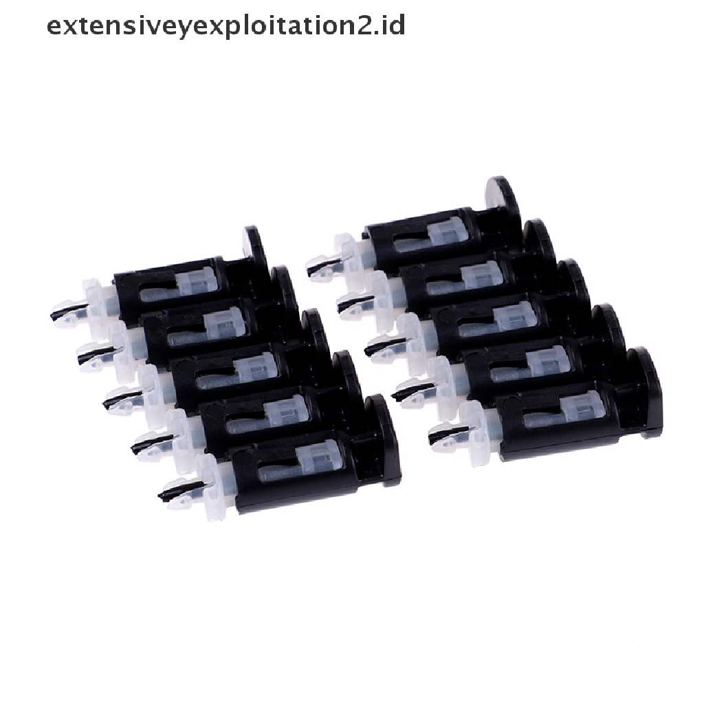 (Hotter) 10 Pcs Klip Mounting Mounting Kipas Pendingin Cpu 775 Bahan Plastik