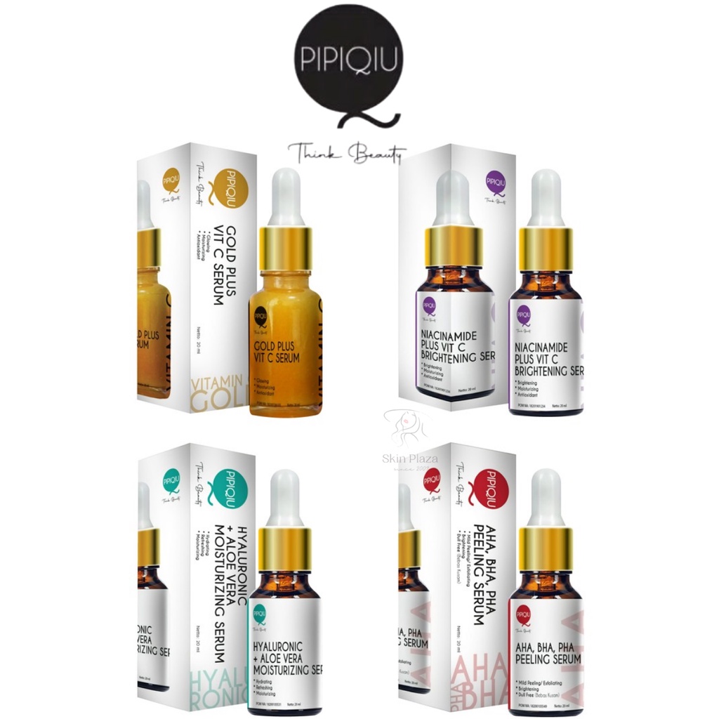 Pipiqiu Serum Peeling Solution AHA BHA PHA 20ml Gold Serum Hyaluronic Serum Niaciamide somethinc