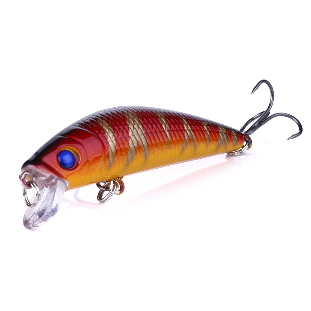 HENGJIA 8Pcs 7cm/8.1g Umpan Pancing Minnow untuk Memancing Ikan fishing lure bass tackle