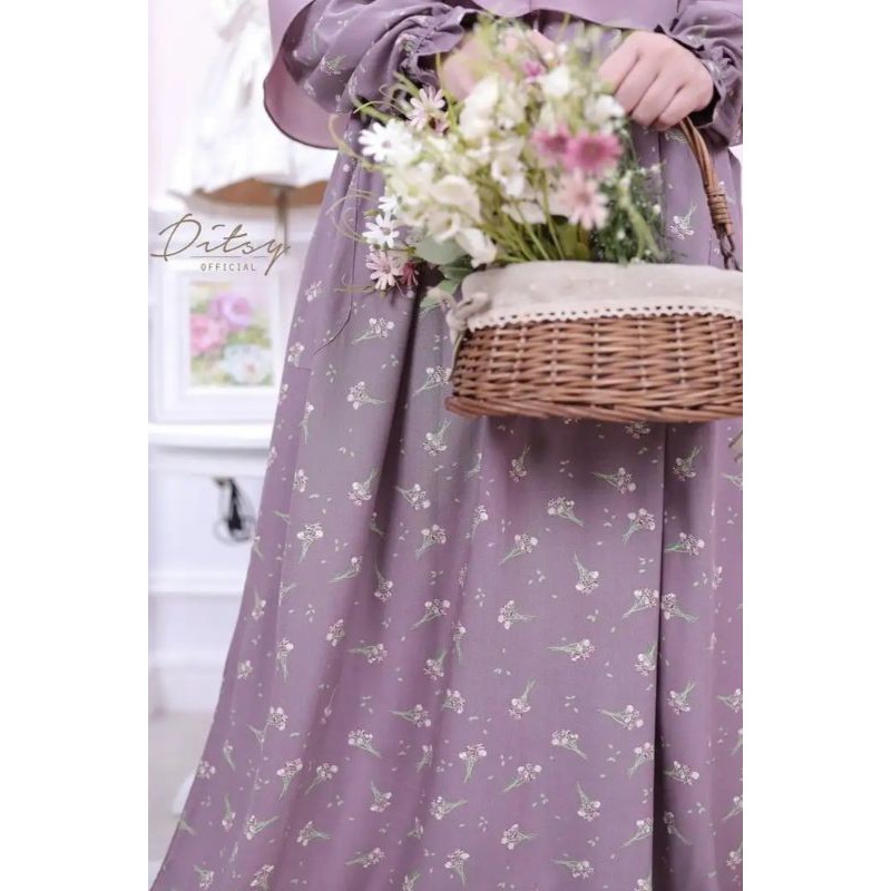 Faeries Lilac NG Size L Ditsy