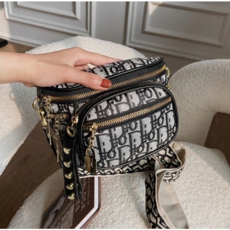 Tas import waistbag bs selempang merk dior