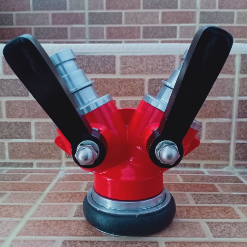 Y Connection 2 Handle 2,5" x 1,5" x 1,5" Alumunium