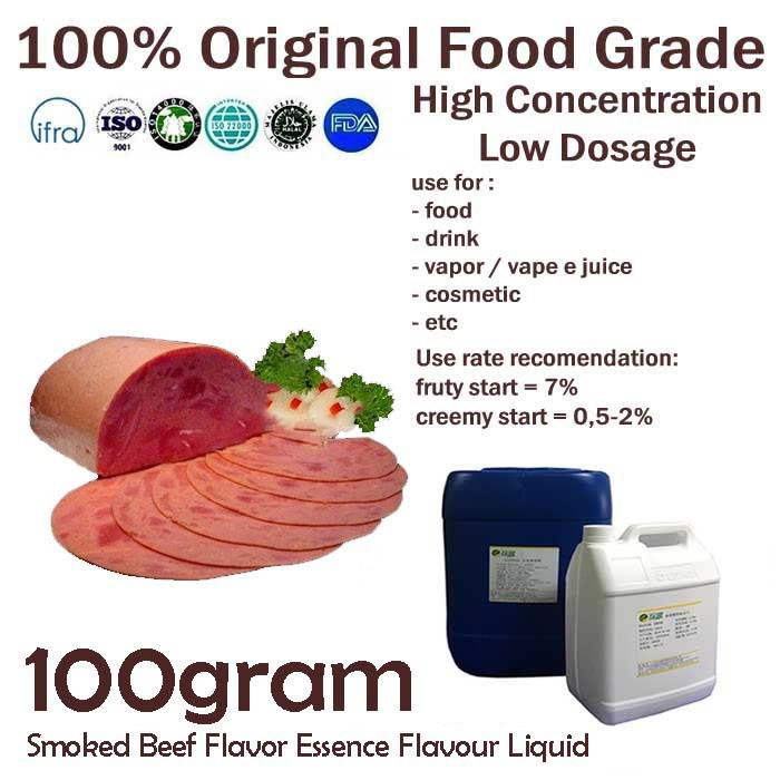 

Perisa / Perisa Perasa Daging Asap Essence Smoke Beef Flavour Flavor 100Gram