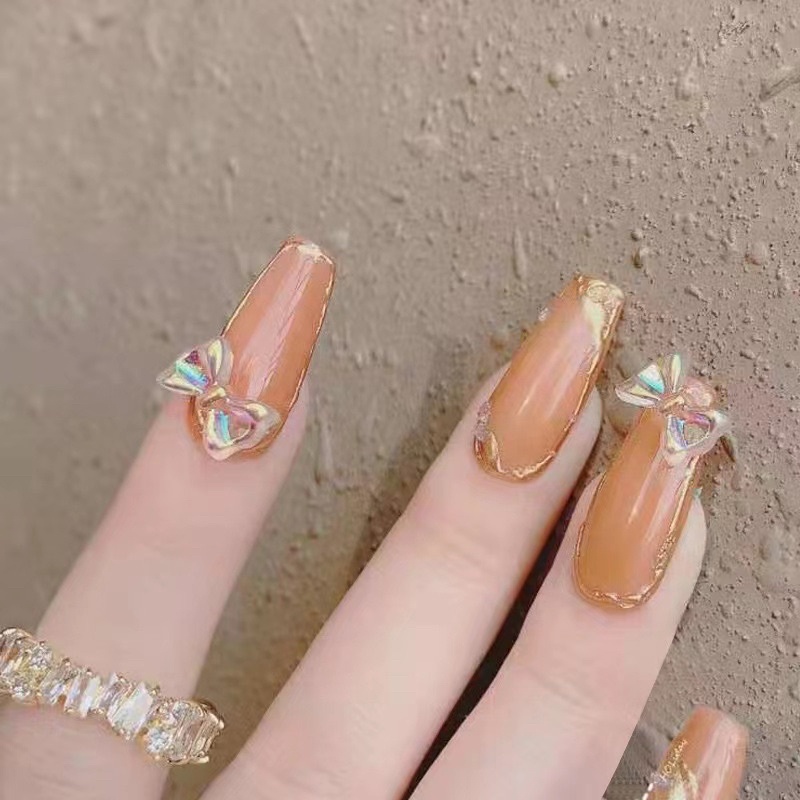 1 SET RESIN BOW PITA NAILART / Hiasan Resin Pita 3d Timbul Gaya Jepang New Style Resin Pita Nail Charm