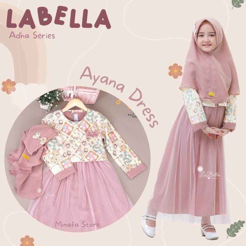 Set Gamis Tutu Anak Ayana Bolero by Labella dress tutu Anak