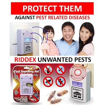 Riddex Plus Pest Repellent Control Alat Pengusir Tikus Serangga Nyamuk