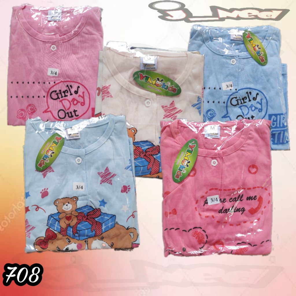 J708 BAJU TIDUR ANAK YIMOKIDS BAJU TIDUR MOTIF KARTUN ART AB 01