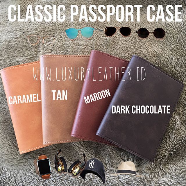 LUXTHER - Passport Case / Passport Holder / Classic Leather / Cover Passport / Luxury Leather