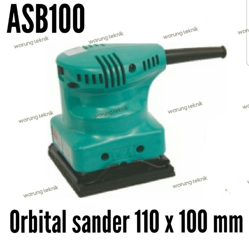 DCA ASB100 AMPLAS AMPLAS KOTAK ORBITAL PALM SANDER 100 X 110 MM