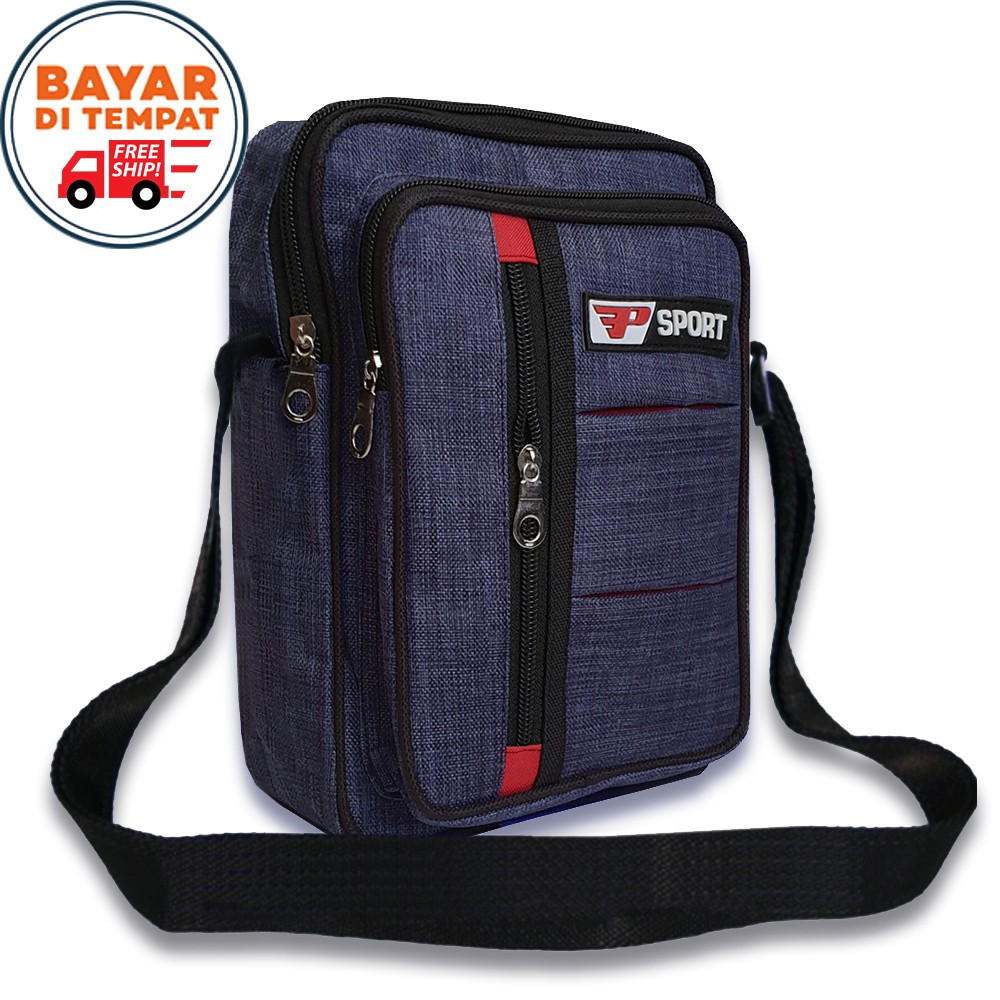 COD Tas Selempang  Pria  SP0520 Bahan Nilon  Waterproof Tas  