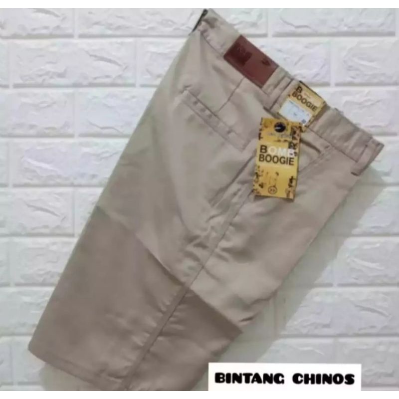 Celana chino pendek pria cowok abu hitam mocca cream hitam murah