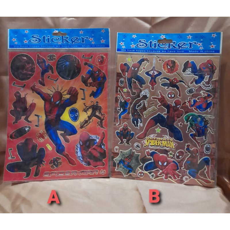 

Sticker Motif Karakter / Sticker Lucu / Sticker Anak / Sticker Princess / Sticker Spiderman / Sticker Angka / Sticker Huruf / Sticker Frozen / Sticker Little Pony