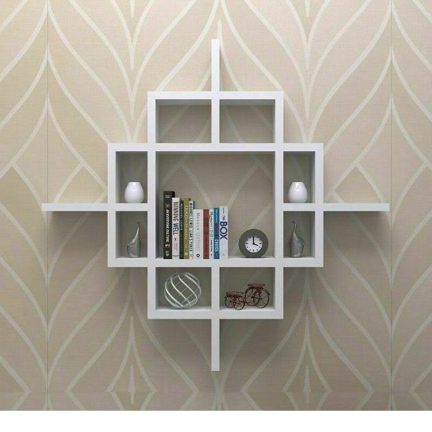 Model rak make up kosmetik dinding pot kamar bunga kembang dari kayu tempel tv minimalis besi buku R