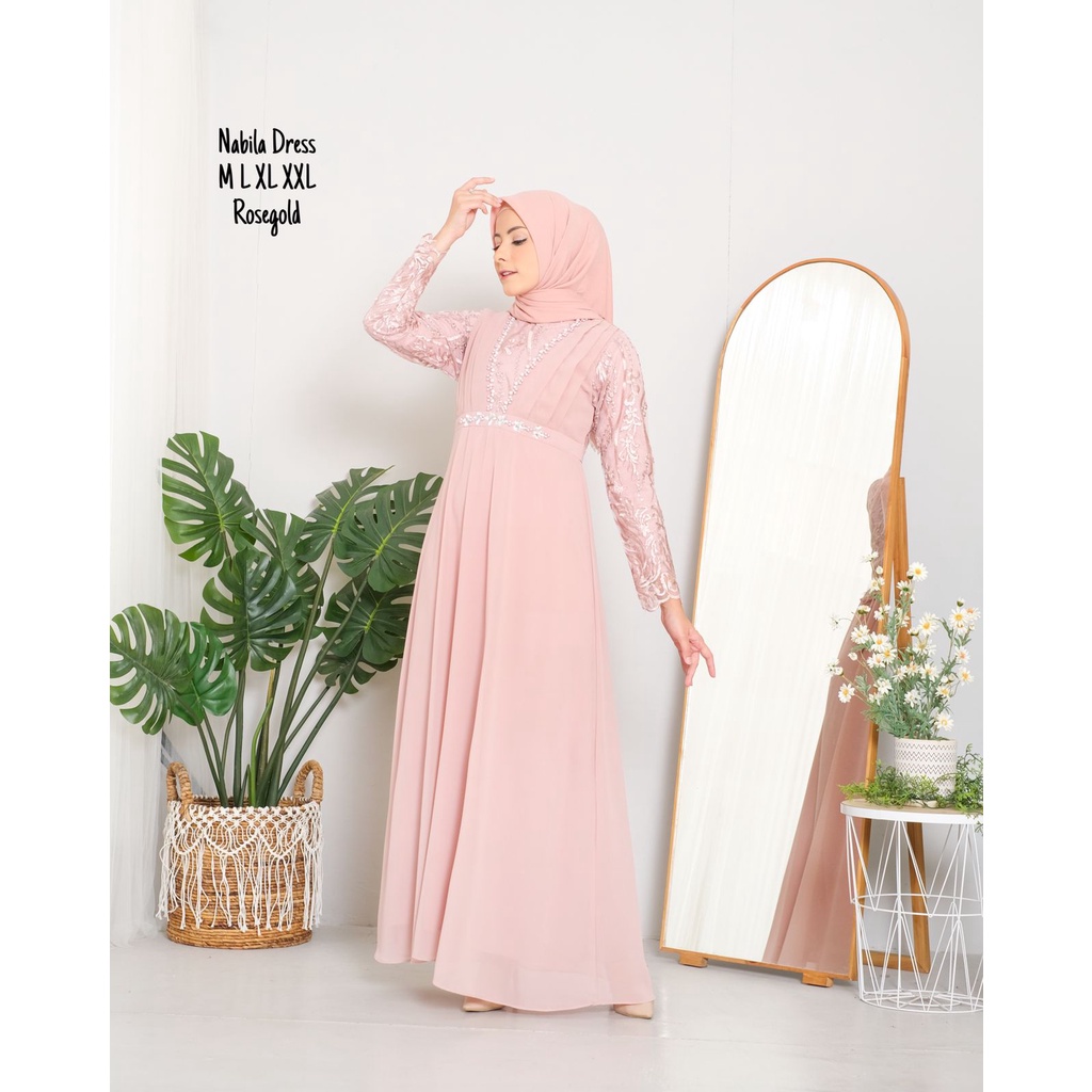 Kebaya Dress Nabila NF / Gamis Kebaya Modern Brukat / Gamis Kondangan / Gamis Modern / Kebaya Wisuda / Baju Kebaya Bridesmaid