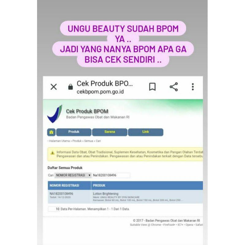 [bisa COD] BPOM Dosting Hb Ungu Beauty by Cce.Oyn