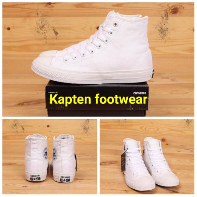 100% premium sepatu converse ct 2 chuck taylor 2 hi white original premium import BNIB vietnam