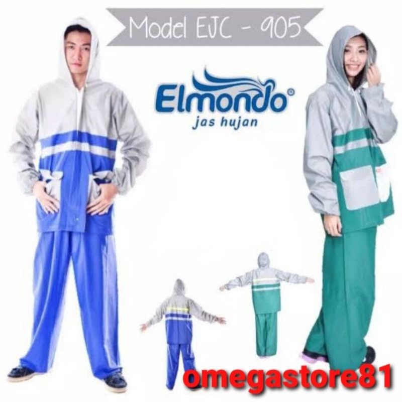 jas hujan elmondo jaket celana new kombinasi 905