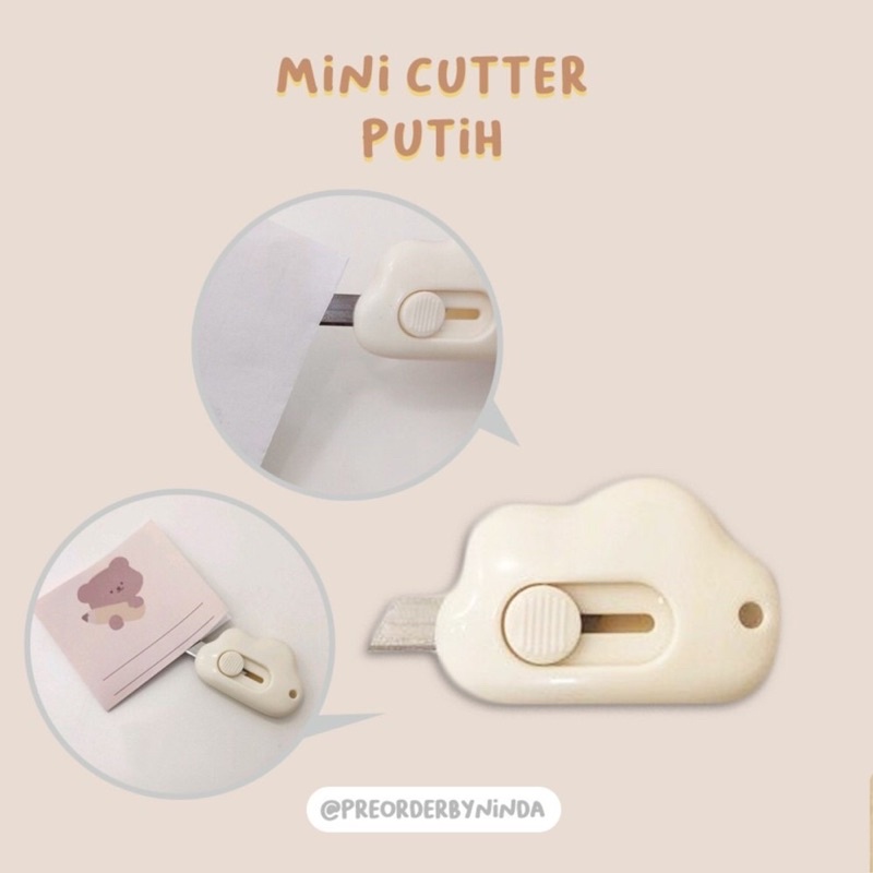 

[READY STOCK] Mini Cutter Putih