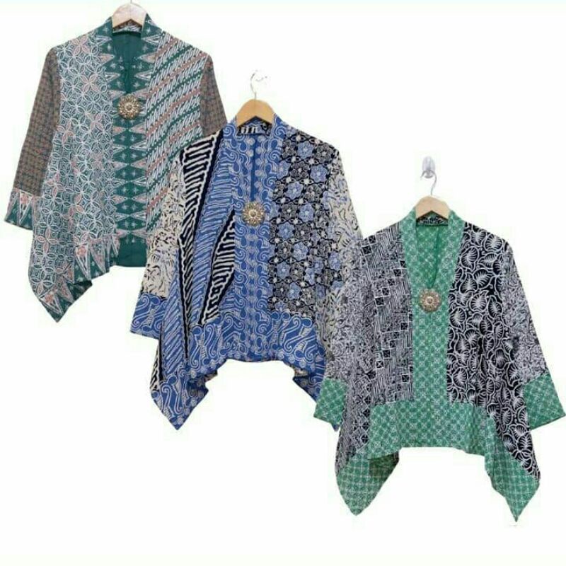Blouse Batik Solo/Atasan Batik Wanita/Atasan Batik Solo Paris Halus Modern/Blus Batik Halus Murah