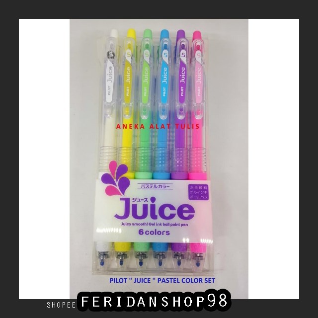 

FR86 PULPEN PILOT " JUICE BEST " 0.5 MM SET 6 LJU-60EF-6-EX - STANDARD BY FERIDANSHOP98