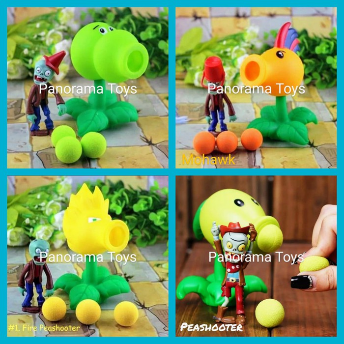 Mainan Anak Action Figure Plants vs Zombies#1