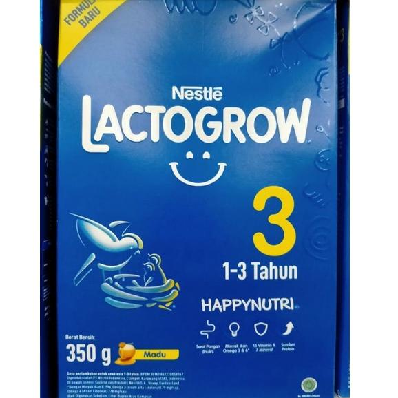 

Terlaku.❅ LACTOGROW 3 MADU / PLAIN / VANILA 350 gr S91