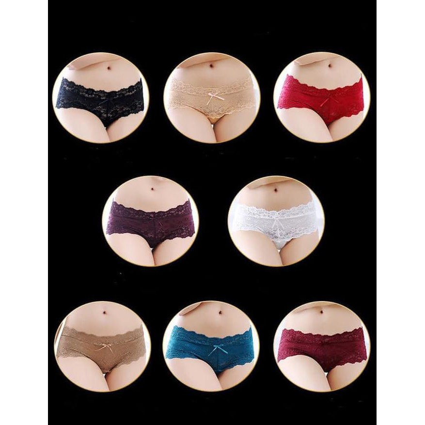 NEWPRODUCK CELANA DALAM BOXER WANITA RENDA LACE CD GSTRING SEXY UNDERWEAR