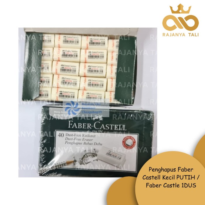 

Penghapus Faber Castell Kecil Putih / Faber Castle 1Dus