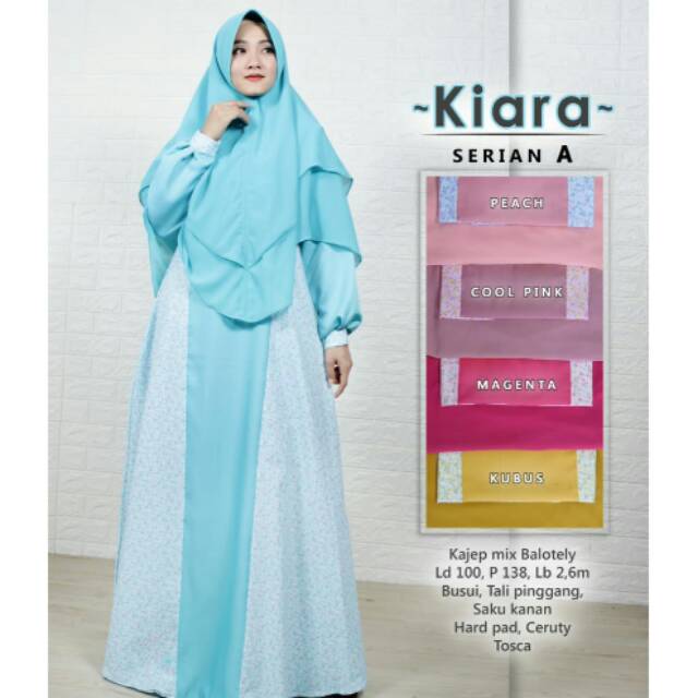 Gamis set khimar Kiara by Akifa