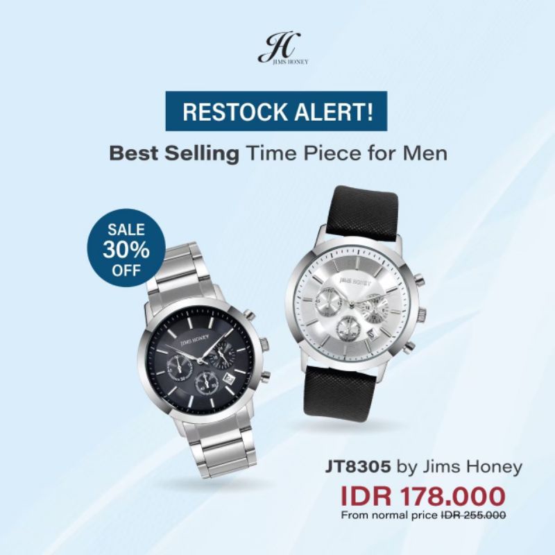 Jam Tangan JT 8305 Jimshoney Semarang // JH 8305 // Jt8305 // Jam tangan cowok // Jimshoney Demak