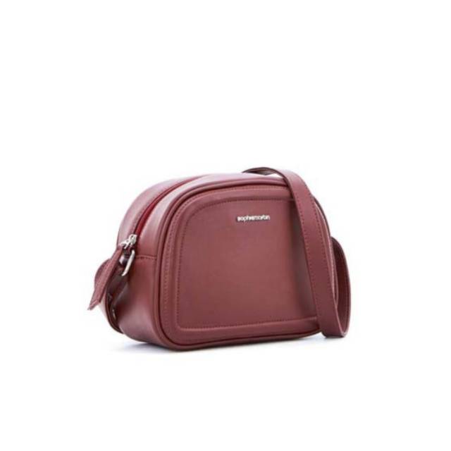 TAS SLEMPANG WANITA MARLOUE MAROON SOPHIE MARTIN