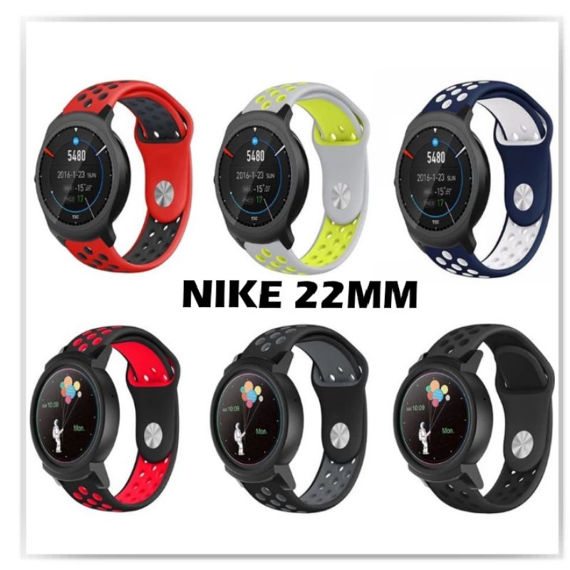 STRAP TALI JAM TANGAN - RUBBER STYLE NIKE 22MM - FOR SAMSUNG GALAXY WATCH 46MM