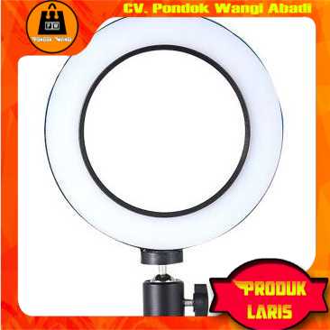 TaffSTUDIO Lampu Halo Ring Light LED Kamera 8W 6 Inch - RL-19