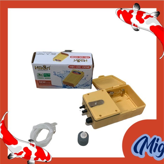 Pompa udara aquarium DC PORTABLE HIKARI HK DC 002