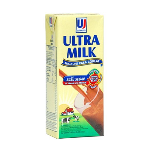 

ULTRA MILK COKLAT / SUSU COKLAT UHT 250ML