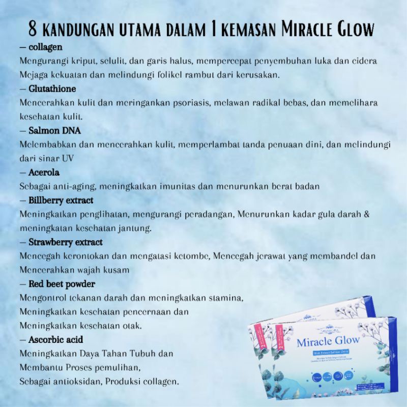 MIXED UP | Savandra Miracle Glow collagen with salmon kolagen drink