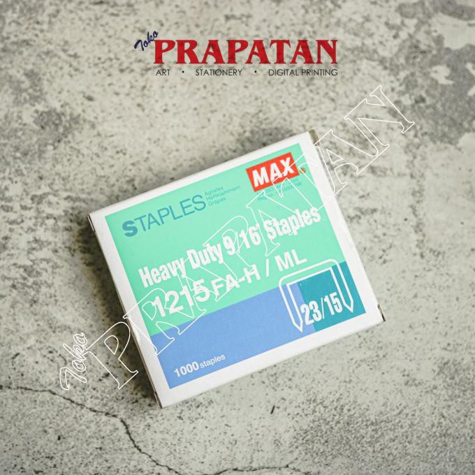 

Buruan Isi Staples Max Heavy Duty 9/16 1215 Fa-H/ Refill Stapler (23/15) Hot Sale