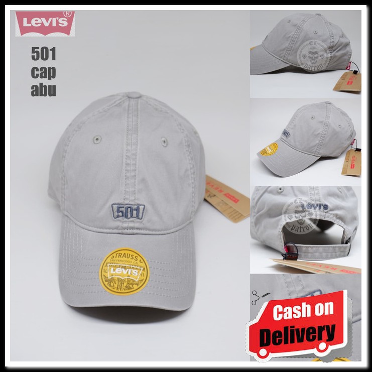 Topi Pria Distro Cowok Keren Dewasa Baseball Import Branded Olah  LO109 Topi Baseball Levis 501 Cl