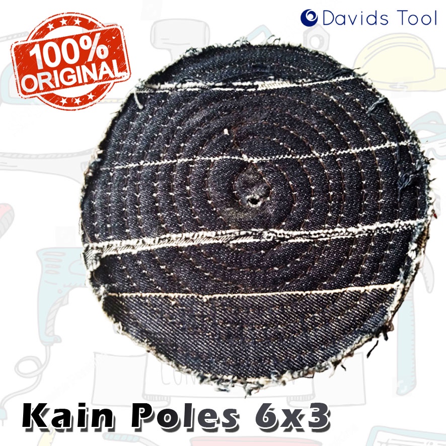 Kain Jeans Alat Poles Stainless 6 Inch