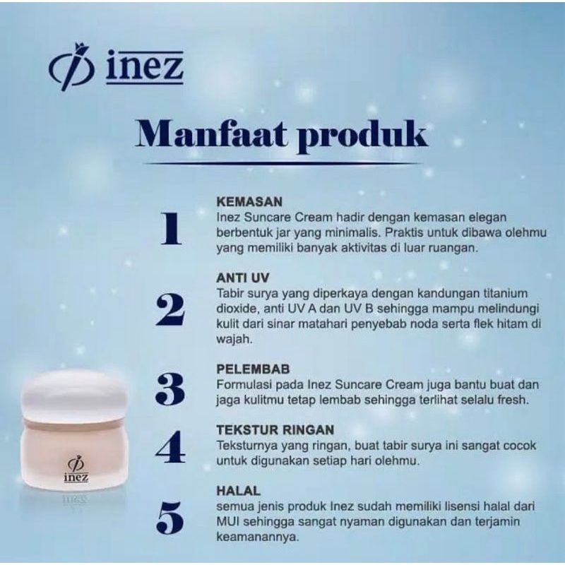 Inez Active White Sun Care cream SPF 25