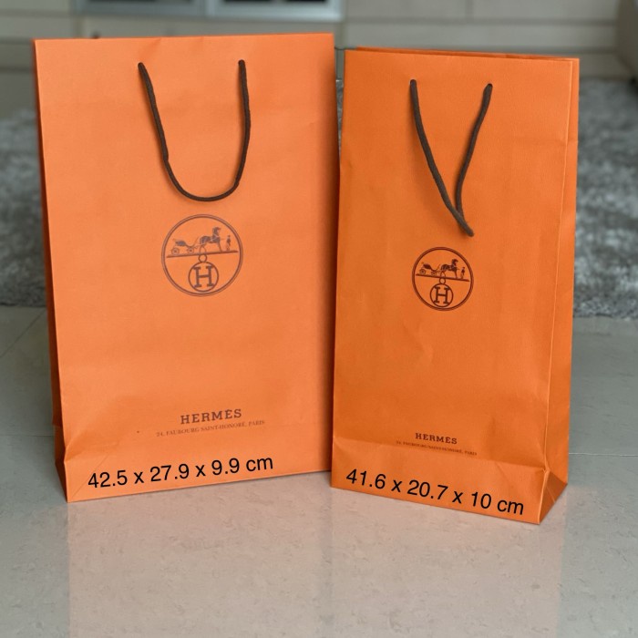 

(TERLARIS) Paperbag / tas karton Hermes authentic