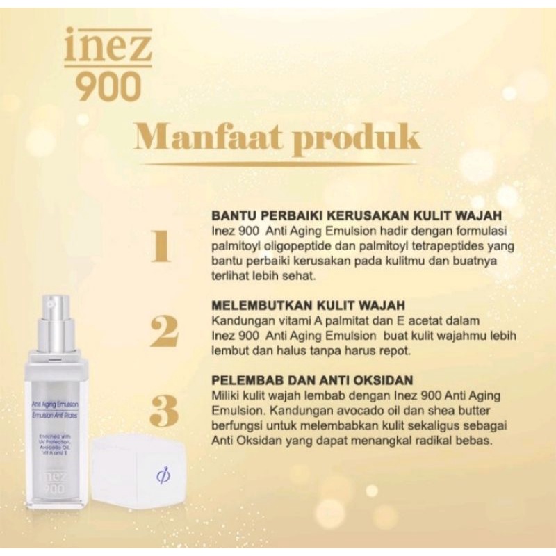 Inez 900 Anti Aging Emulsion