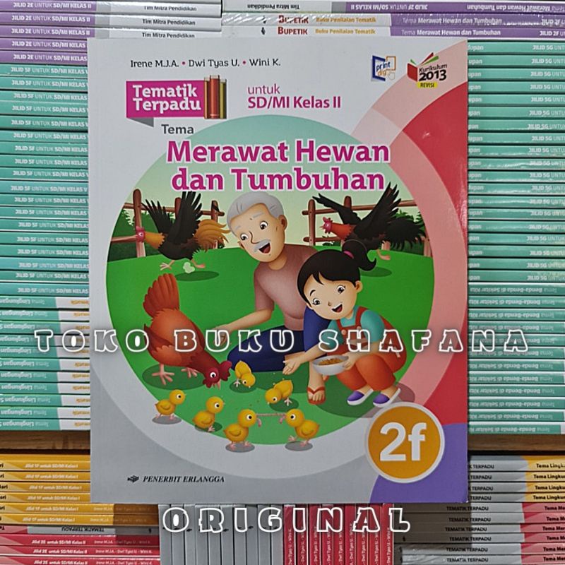 PAKET TEMATIK TERPADU 2E-2H KELAS 2 SD SEMESTER 2 ERLANGGA KURIKULUM 2013 REVISI