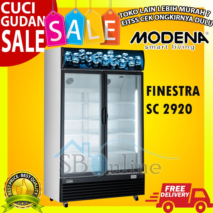 SC 2920 MODENA 2 Pintu Showcase Cooler Box