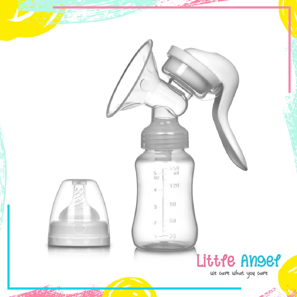 Pompa ASI Manual Breast Pump Botol Dot Susu Bayi BPA FREE Murah Impor COD