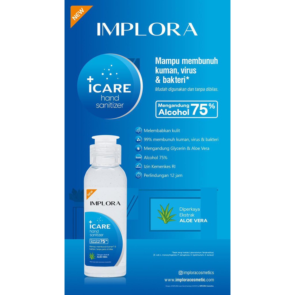 implora i care handsanitizer gel - HANDSANITIZER SPRAY