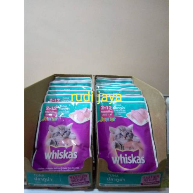 Jual WHISKAS SACHET 212 MONTHS BULAN PAKAN MAKANAN KUCING BASAH KITTEN