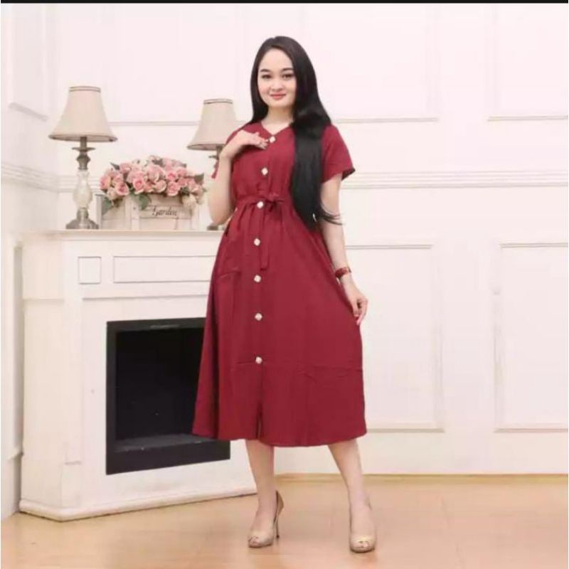 Dress Wanita Remaja Terbaru//Virall!!!Dres Andin